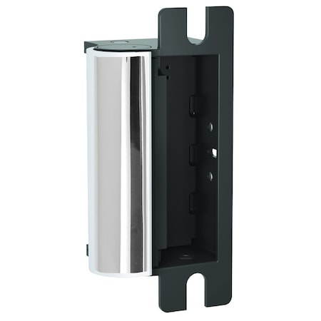 Hes Grade 1 Electric Strike Body, Fail Secure, 12/24VDC, Latchbolt Monitor, Bright Stainless Steel 1006-629-LBM